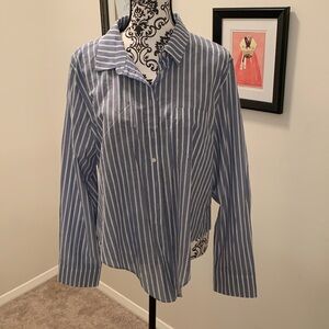 J. Crew striped blouse